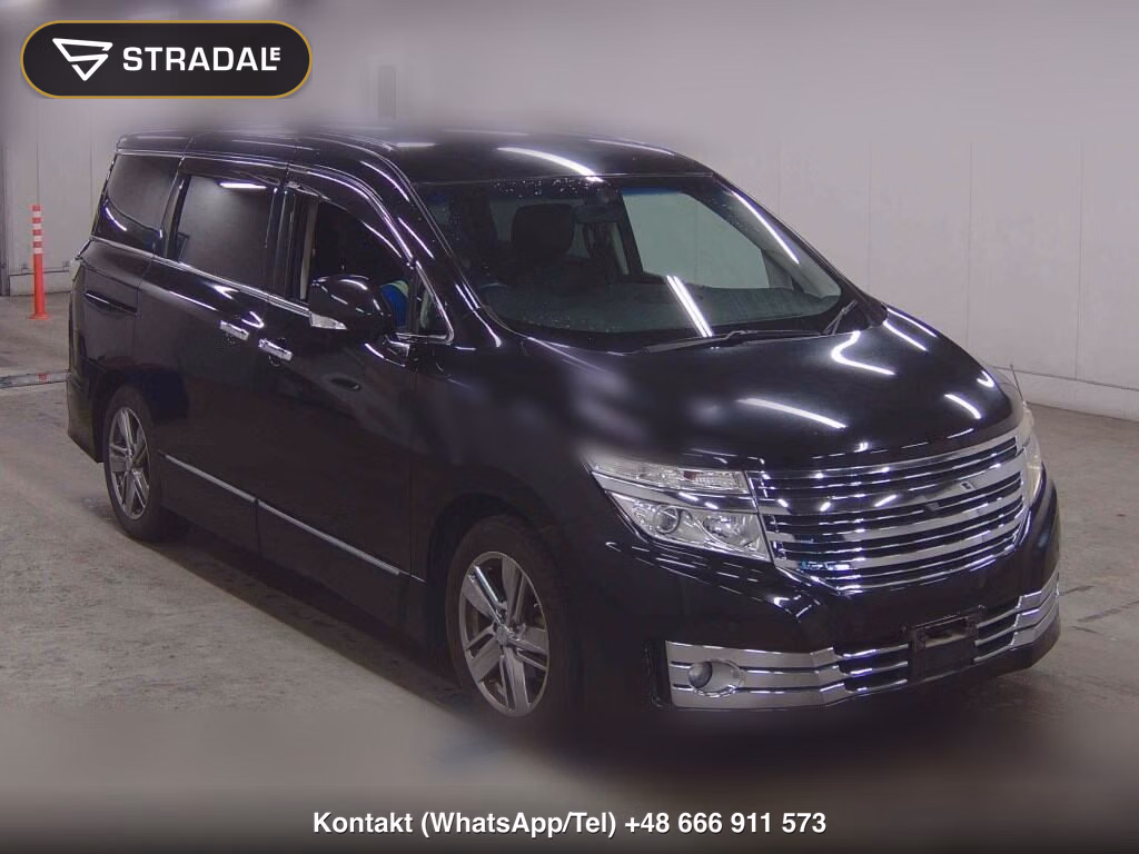NISSAN ELGRAND 5D RIDER BLACK CLOTH SHEET MANUAL SHEET 2010, aukcja z Japonii, zdjęcie 1