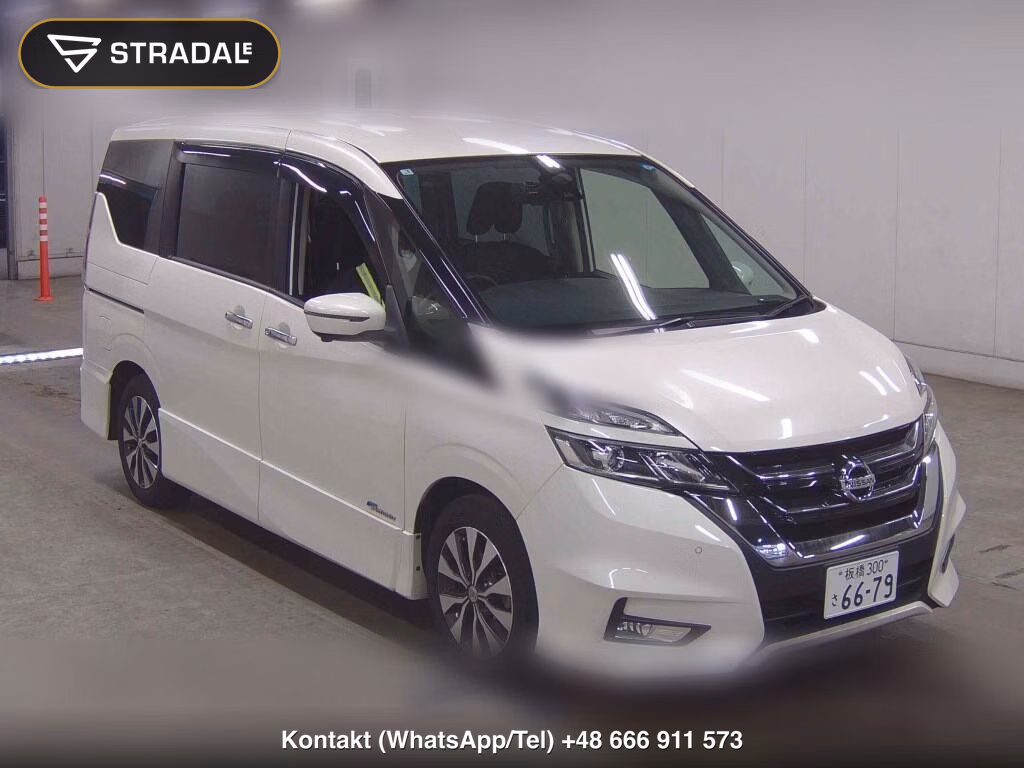 NISSAN SERENA 5D HIGHWAY STAR V SELECTION Ⅱ 2017, aukcja z Japonii, zdjęcie 1