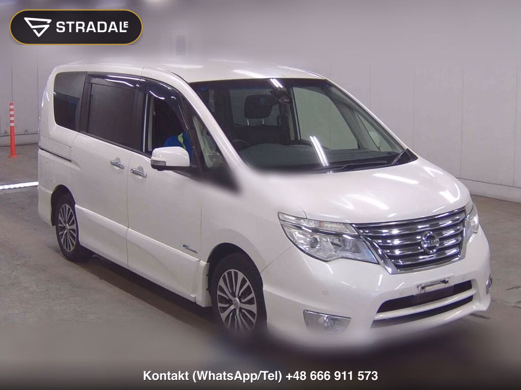 NISSAN SERENA 5D HIGHWAY STAR V SELECTION+SAFETY S-HYBRID 2015, aukcja z Japonii, zdjęcie 1