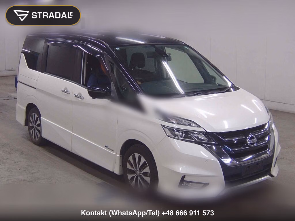 NISSAN SERENA 5D HIGHWAY STAR V SELECTION 2017, aukcja z Japonii, zdjęcie 1