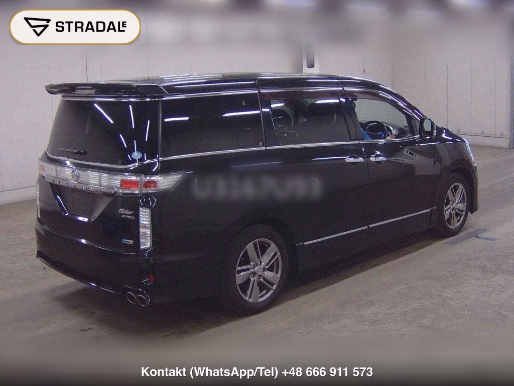 NISSAN ELGRAND 5D RIDER BLACK LEATHER SEAT MANUAL SEAT, miniaturka 6
