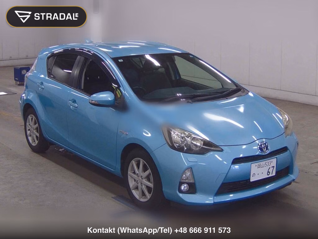 TOYOTA AQUA G BLACK SOFT LEATHER SELECTION 2013, aukcja z Japonii, zdjęcie 1