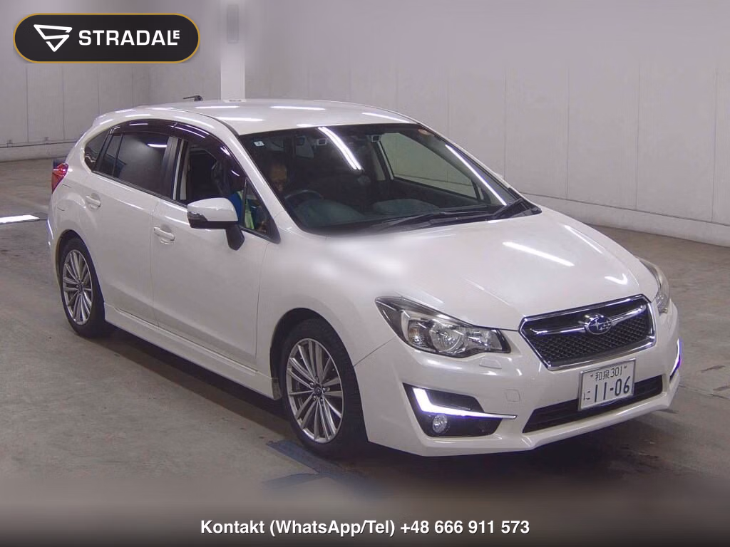 SUBARU IMPREZA SPORT 4WD 2.0I-S EYESIGHT 2016, aukcja z Japonii, zdjęcie 1