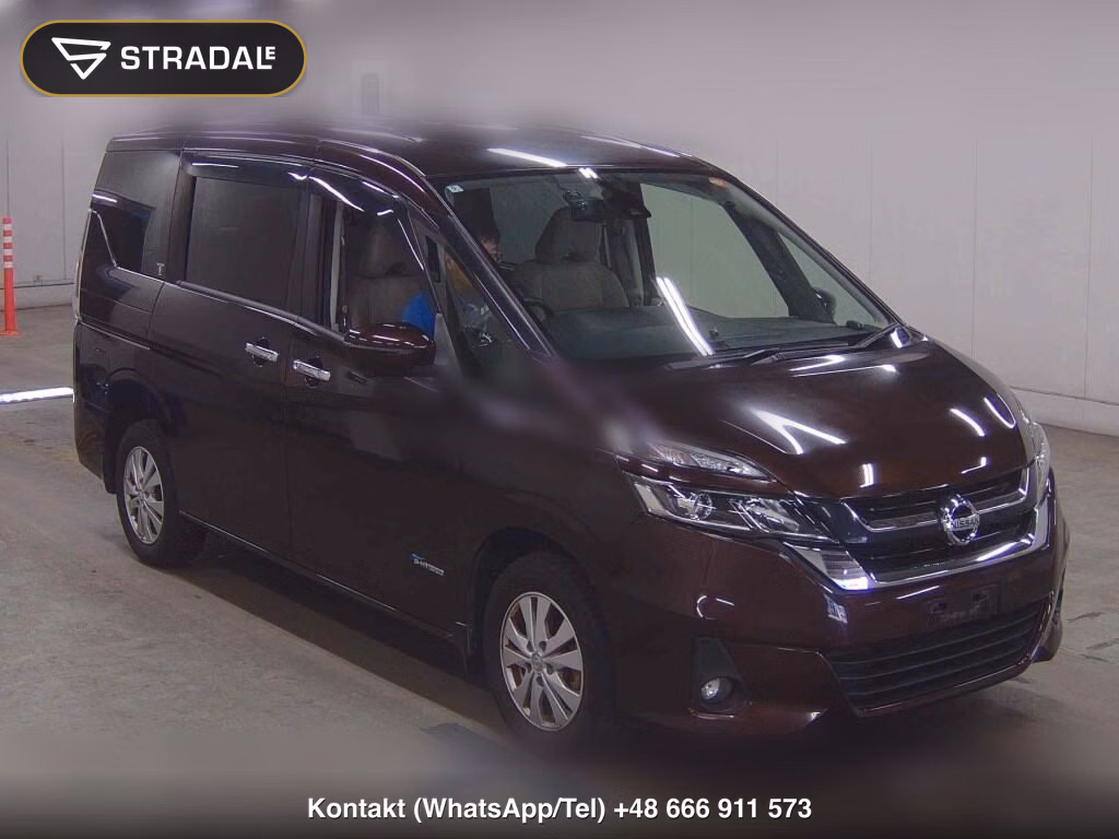 NISSAN SERENA 5D 4WD G 2016, aukcja z Japonii, zdjęcie 1