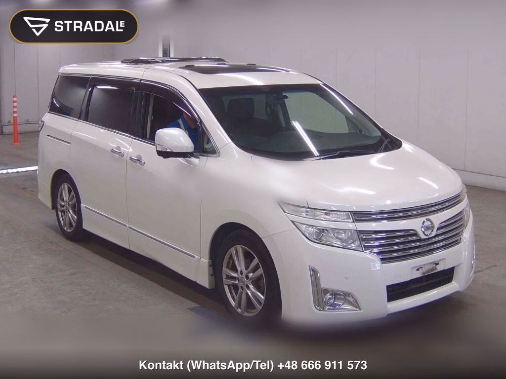 NISSAN ELGRAND 5D 4WD 350 HIGHWAY STAR PREMIUM 2012, aukcja z Japonii, zdjęcie 1