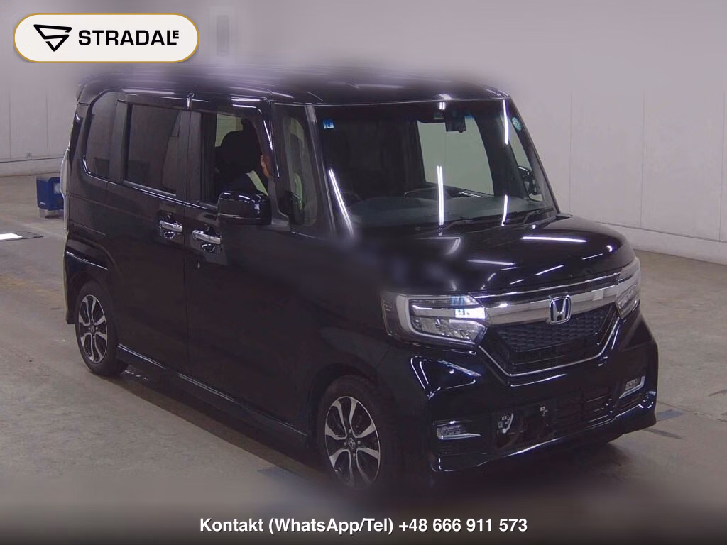 HONDA N-BOX CUSTOM G・L HONDA SENSING 2017, aukcja z Japonii, zdjęcie 1