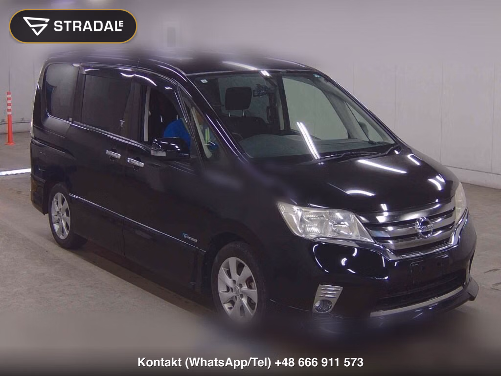 NISSAN SERENA 5D HIGHWAY STAR S-HYBRID V AERO MODE 2013, aukcja z Japonii, zdjęcie 1