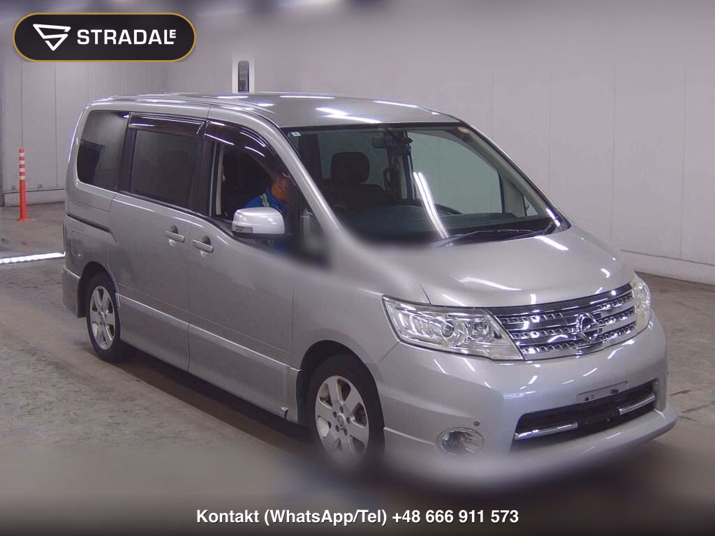NISSAN SERENA 5D HIGHWAY STAR V AERO SELECTION 2010, aukcja z Japonii, zdjęcie 1
