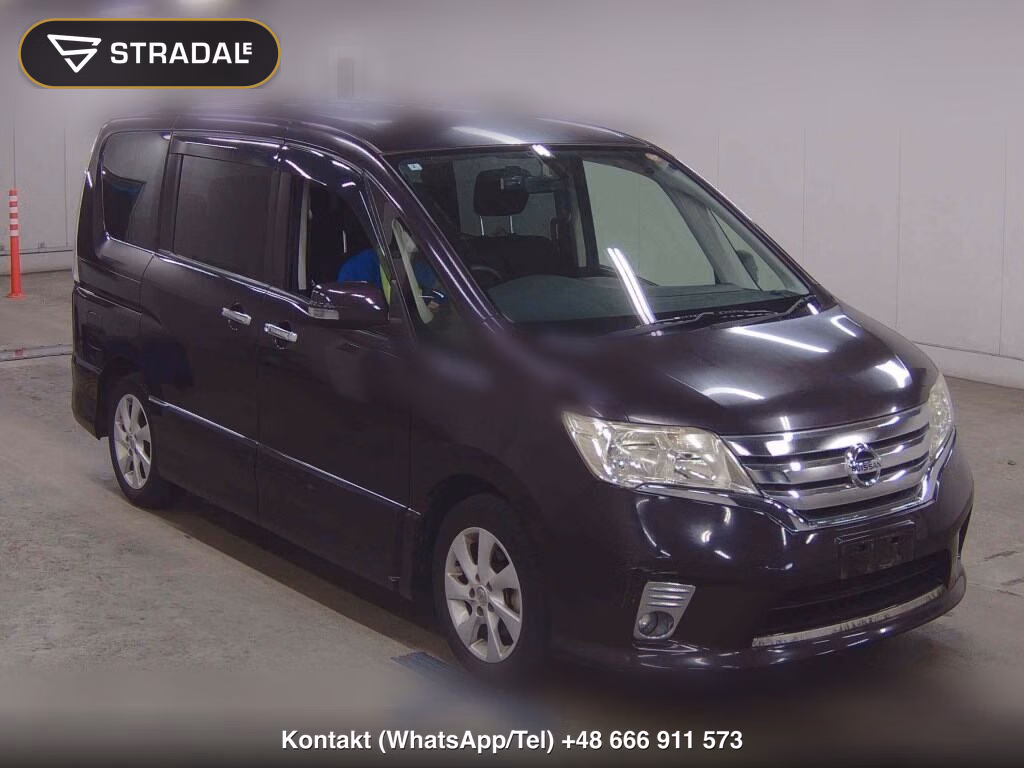 NISSAN SERENA 5D HIGHWAY STAR V SELECTION 2012, aukcja z Japonii, zdjęcie 1