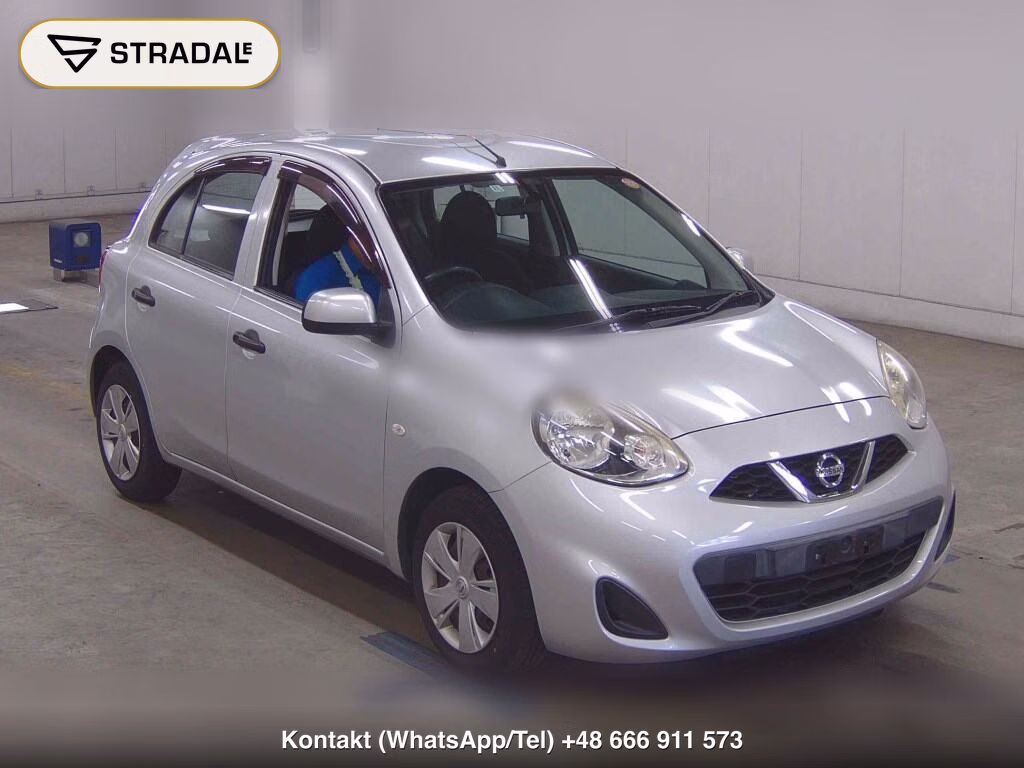NISSAN MARCH 5D S 2016, aukcja z Japonii, zdjęcie 1