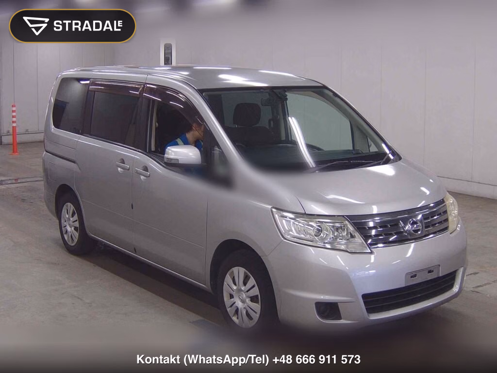 NISSAN SERENA 5D 20S V SELECTION 2010, aukcja z Japonii, zdjęcie 1