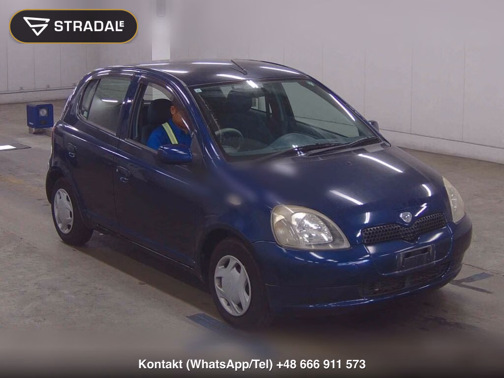TOYOTA VITZ 5D F D PACKAGE SKY BLUE VERSION 2001, aukcja z Japonii, zdjęcie 1