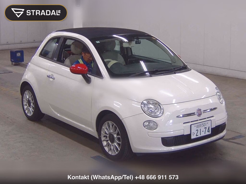 FIAT 500C 2014, aukcja z Japonii, zdjęcie 1