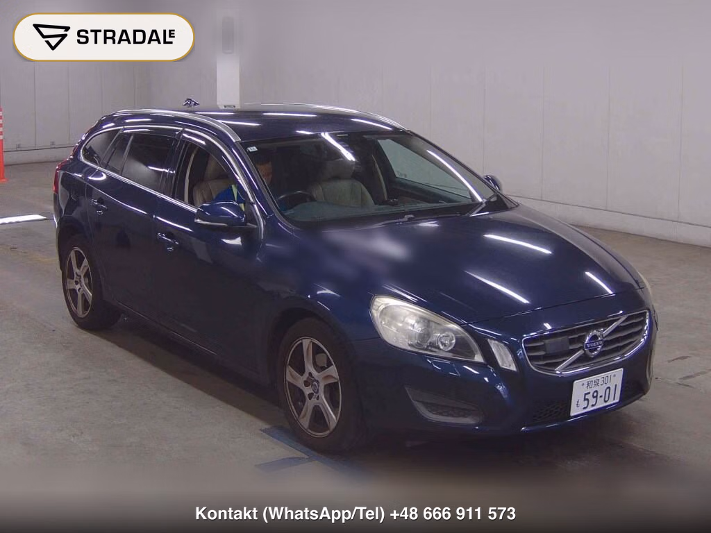 VOLVO V60 T4 2012, aukcja z Japonii, zdjęcie 1