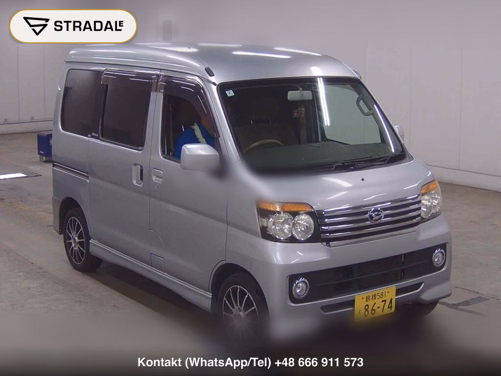 DAIHATSU ATRAI WAGON 4WD CUSTOM TURBO R 2012, aukcja z Japonii, zdjęcie 1