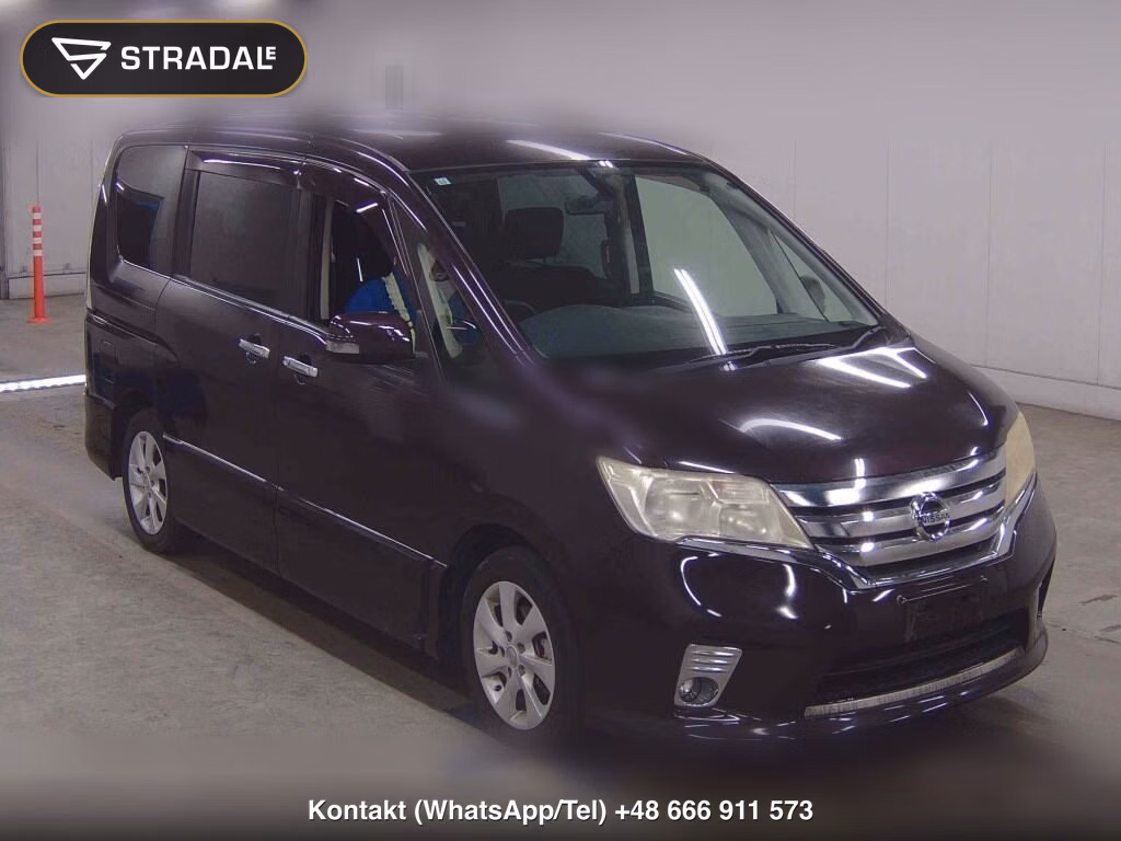 NISSAN SERENA 5D HIGHWAY STAR V SELECTION 2012, aukcja z Japonii, zdjęcie 1