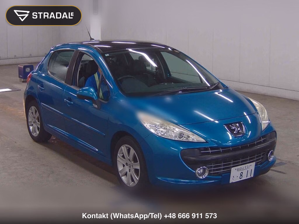 PEUGEOT 207 5D CIELO 2008, aukcja z Japonii, zdjęcie 1