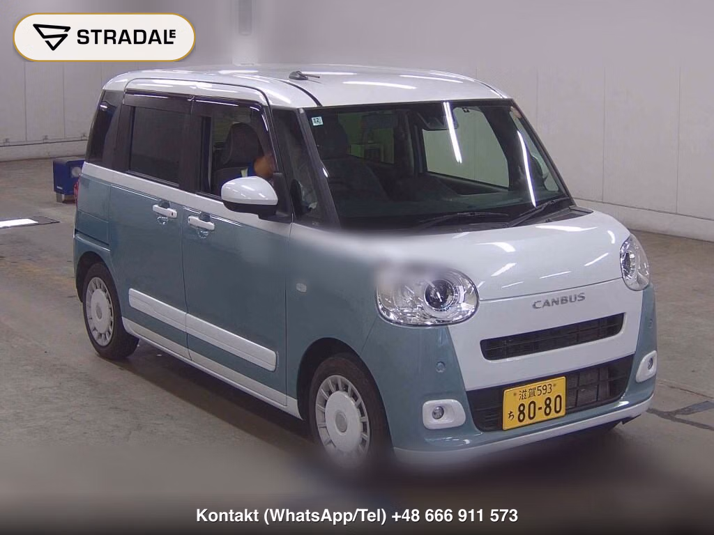 DAIHATSU MOVE CANBUS STRIPES G 2022, aukcja z Japonii, zdjęcie 1