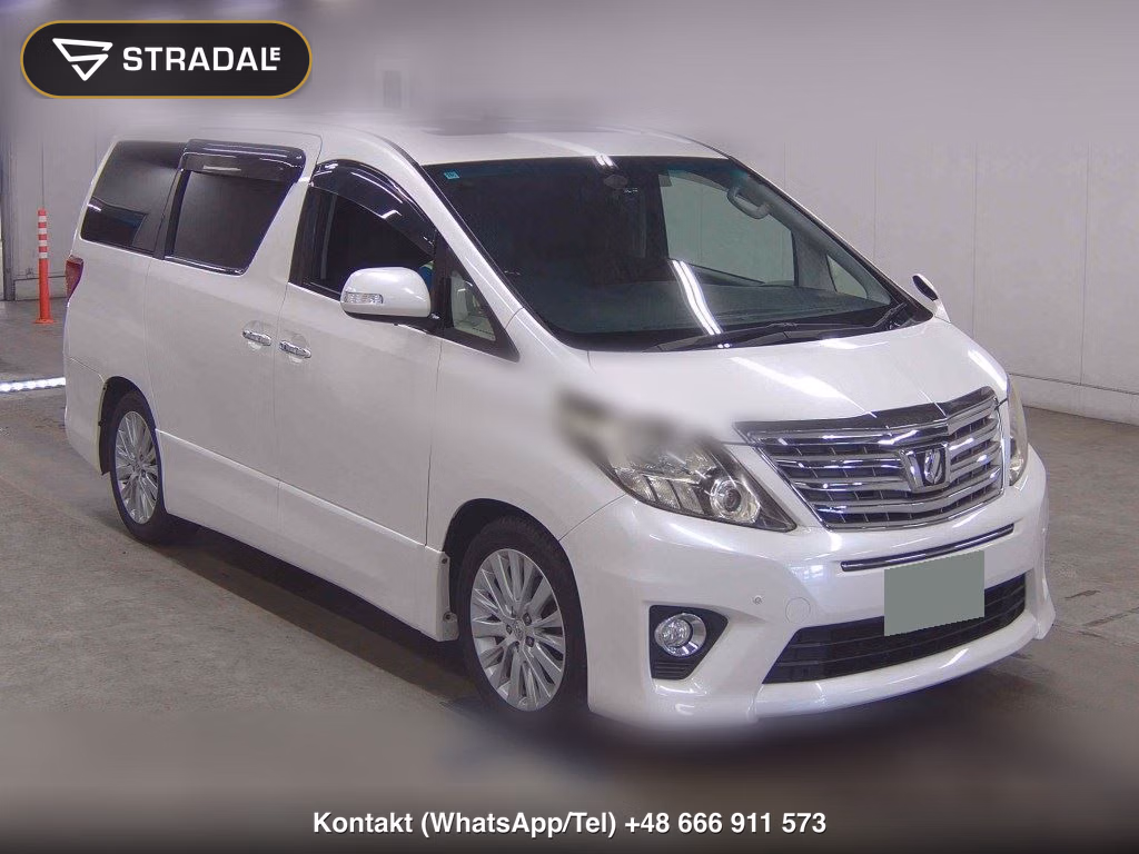 TOYOTA ALPHARD 240S C PACKAGE 2012, aukcja z Japonii, zdjęcie 1
