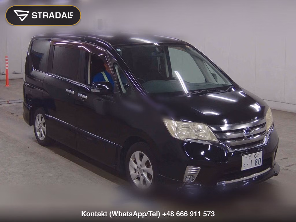 NISSAN SERENA 5D HIGHWAY STAR 2012, aukcja z Japonii, zdjęcie 1