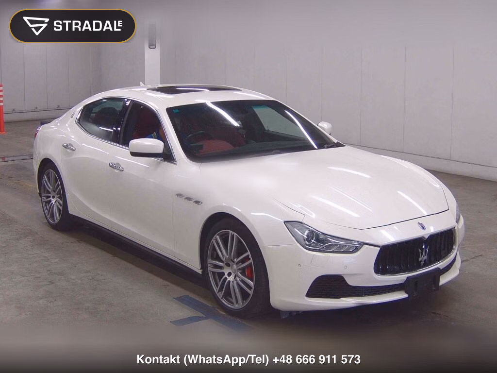 MASERATI GHIBLI 4D S 2016, aukcja z Japonii, zdjęcie 1