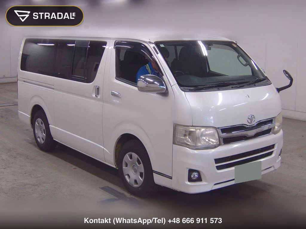 TOYOTA HIACE VAN 5D LONG SUPER GL 2011, aukcja z Japonii, zdjęcie 1