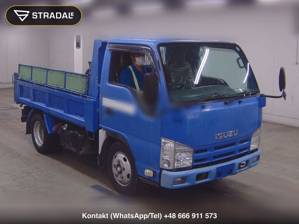 ISUZU ELF TRUCK 2D STRENGTHEN FULL FLATLOW DUMP 2012, aukcja z Japonii, zdjęcie 1
