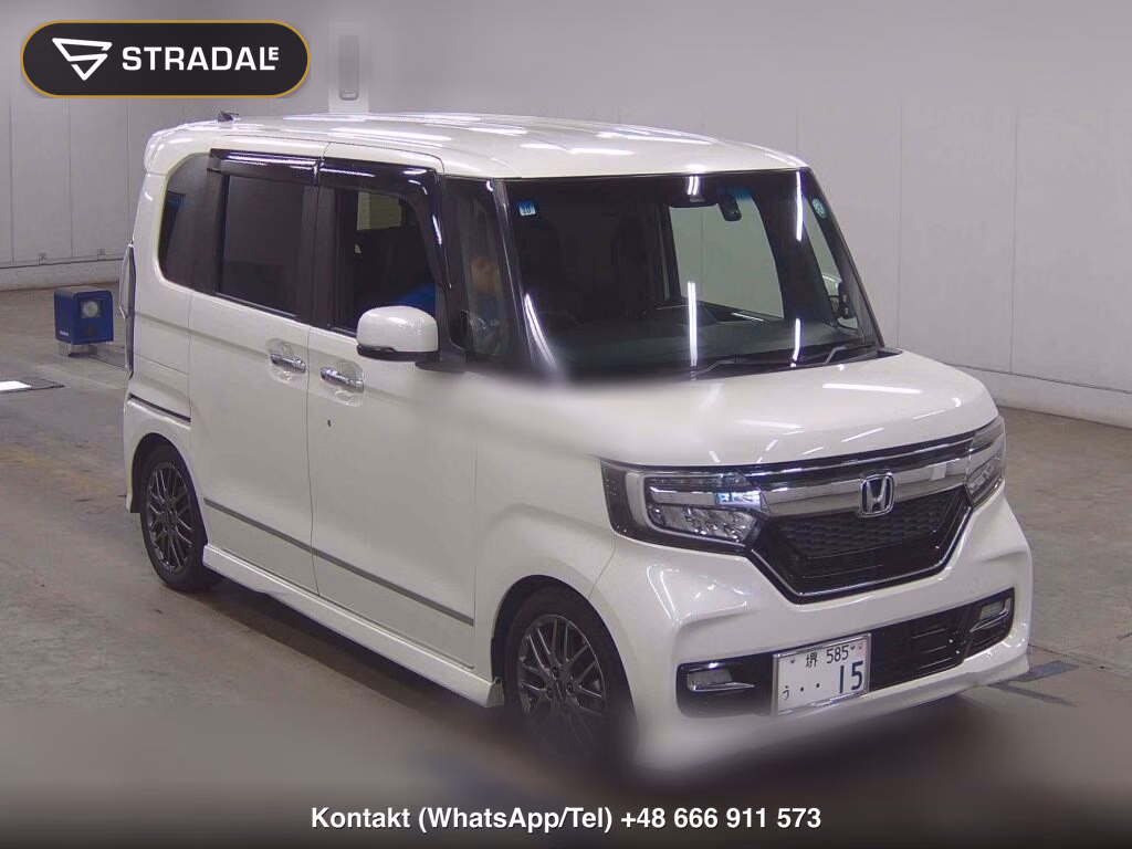 HONDA N-BOX CUSTOM G・L TURBO HONDA SENSING 2017, aukcja z Japonii, zdjęcie 1