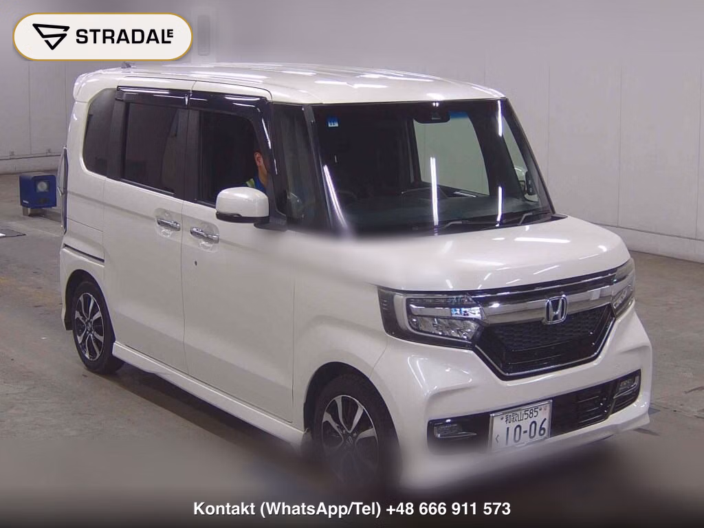 HONDA N-BOX CUSTOM G・EX HONDA SENSING 2017, aukcja z Japonii, zdjęcie 1