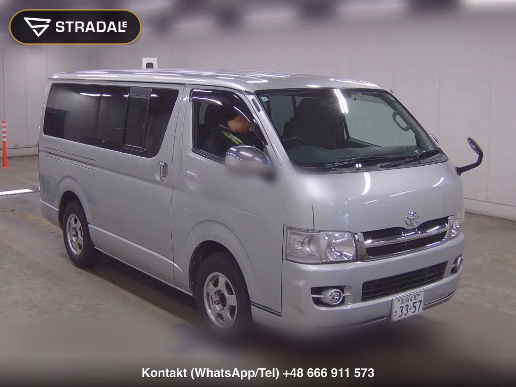 TOYOTA HIACE VAN 5D LONG SUPER GL 2007, aukcja z Japonii, zdjęcie 1