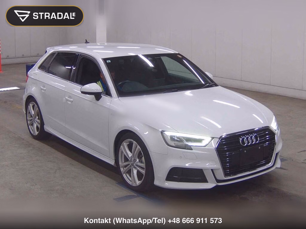 AUDI A3 5D SPORTBACK 30 TFSI SPORT S LINE PACKAGE 2019, aukcja z Japonii, zdjęcie 1