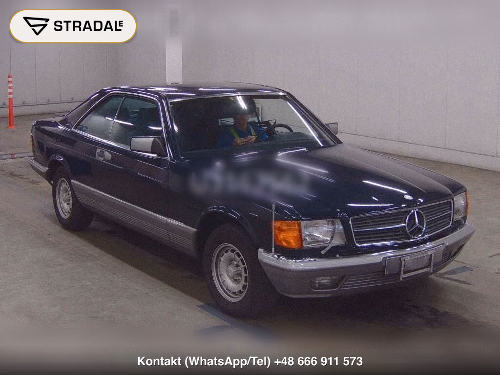 MERCEDES BENZ S-CLASS CP 380SEC 1982, aukcja z Japonii, zdjęcie 1