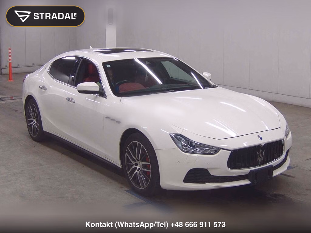 MASERATI GHIBLI 4D BASE GRADE 2017, aukcja z Japonii, zdjęcie 1