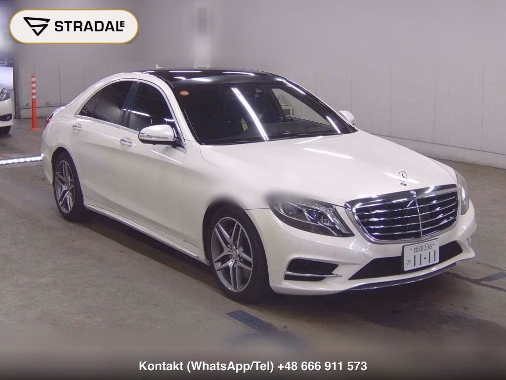 MERCEDES BENZ S-CLASS 4D S400 HYBRID AMG LINE 2016, aukcja z Japonii, zdjęcie 1
