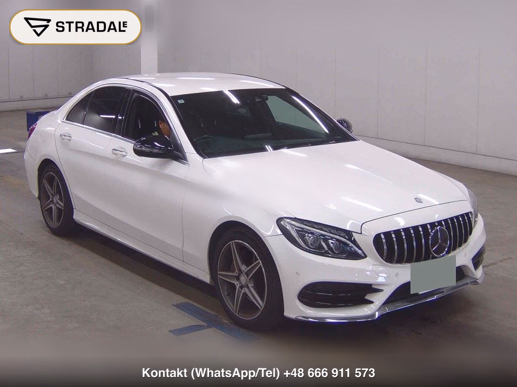 MERCEDES BENZ C-CLASS 4D C220D AVANTGARDE AMG LINE 2016, aukcja z Japonii, zdjęcie 1