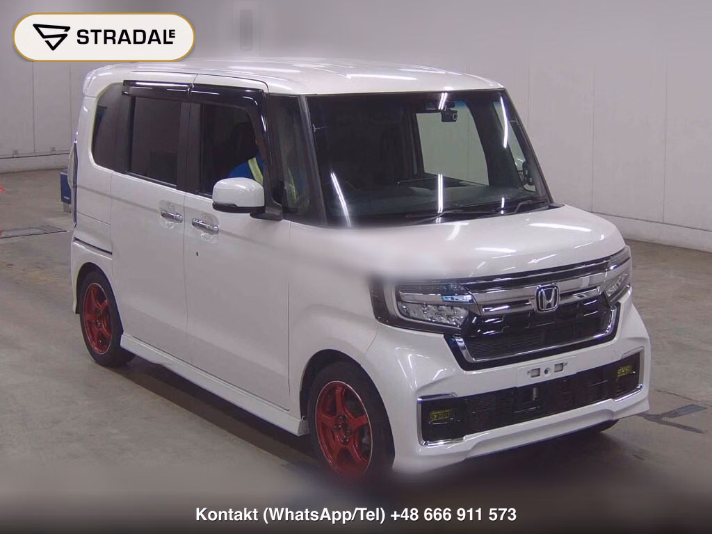 HONDA N-BOX CUSTOM G・L TURBO HONDA SENSING 2018, aukcja z Japonii, zdjęcie 1