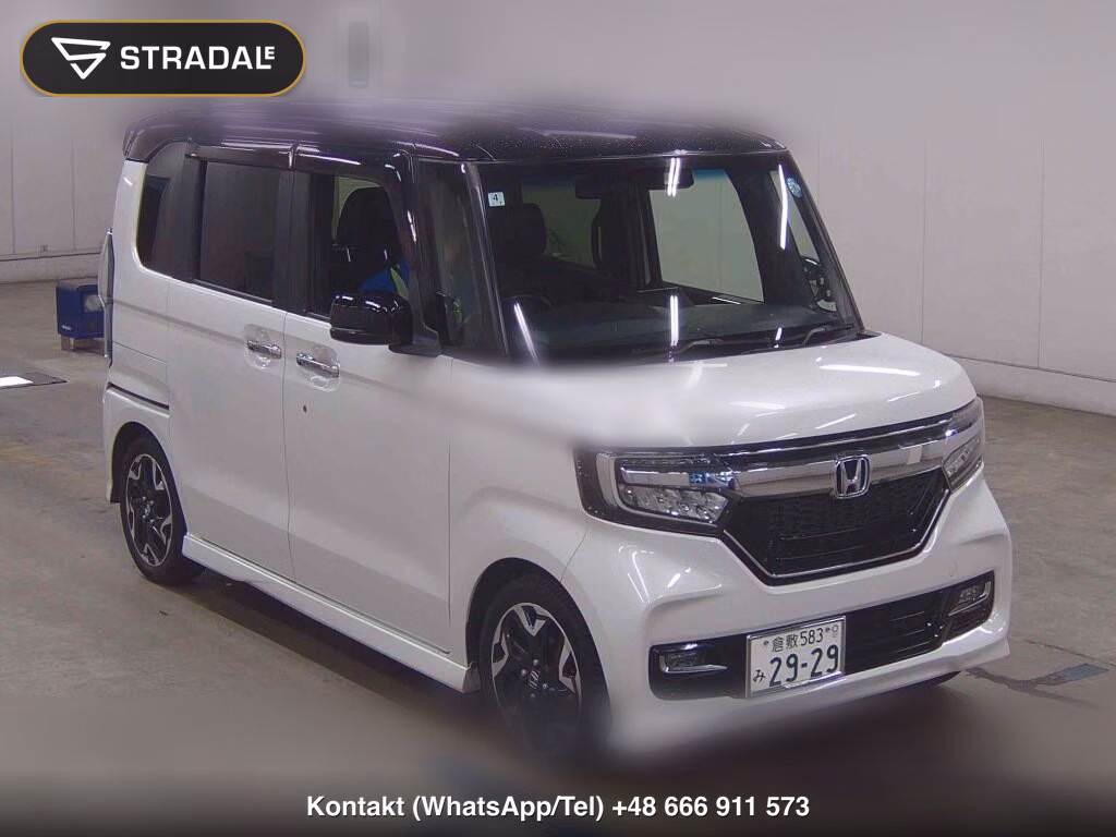 HONDA N-BOX CUSTOM G･L TURBO HONDA SENSING 2020, aukcja z Japonii, zdjęcie 1