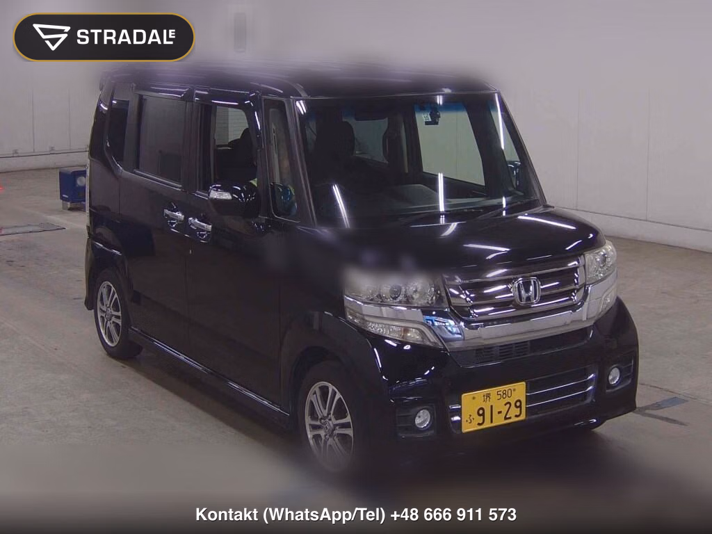 HONDA N-BOX CUSTOM G・L PACKAGE 2015, aukcja z Japonii, zdjęcie 1