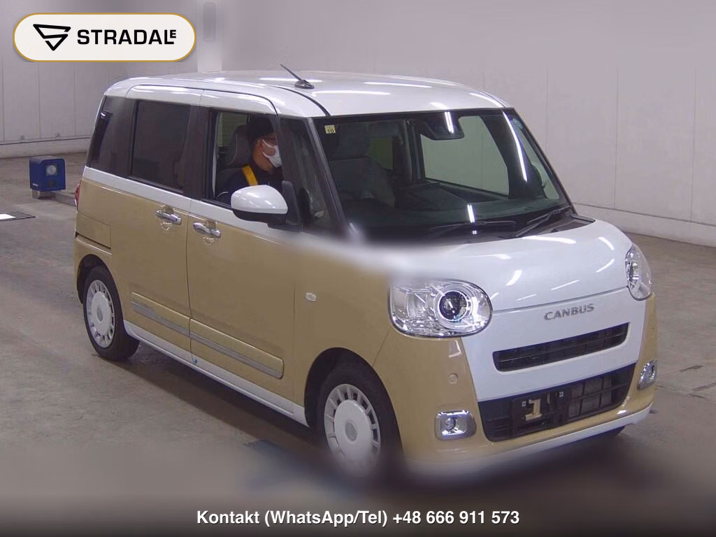 DAIHATSU MOVE CANBUS STRIPES G TURBO 2022, aukcja z Japonii, zdjęcie 1