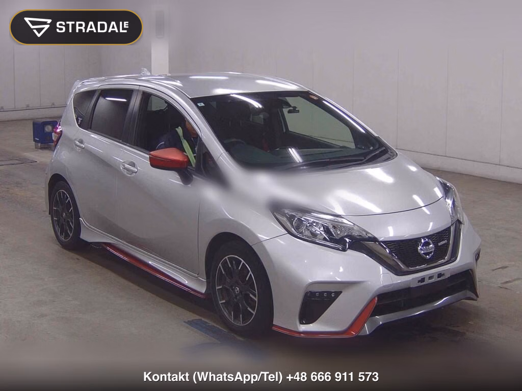 NISSAN NOTE NISMO 2017, aukcja z Japonii, zdjęcie 1
