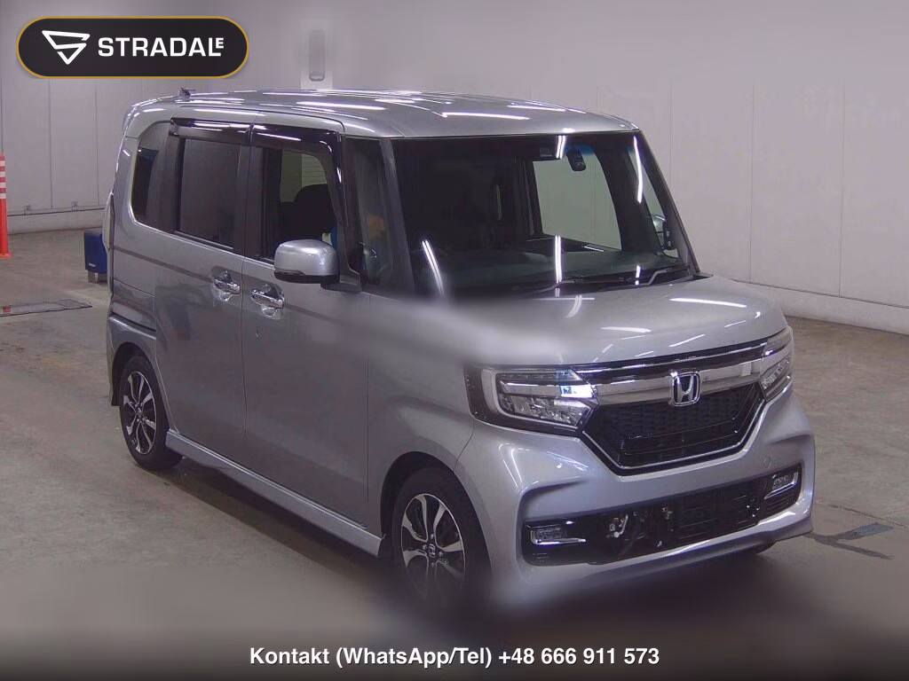 HONDA N-BOX CUSTOM G・EX HONDA SENSING 2018, aukcja z Japonii, zdjęcie 1