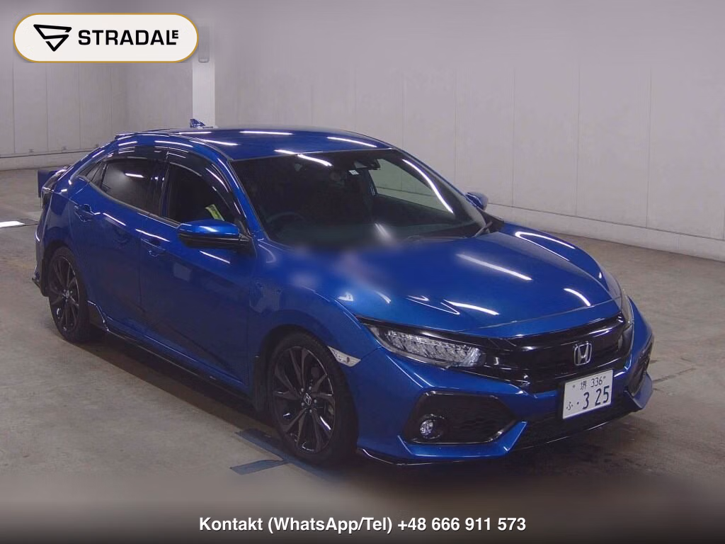 HONDA CIVIC 5D HATCHBACK HONDA SENSING 2019, aukcja z Japonii, zdjęcie 1