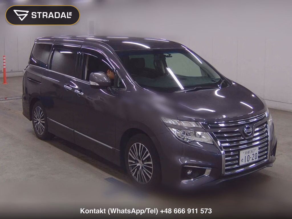 NISSAN ELGRAND 5D 250 HIGHWAY STAR S 2017, aukcja z Japonii, zdjęcie 1