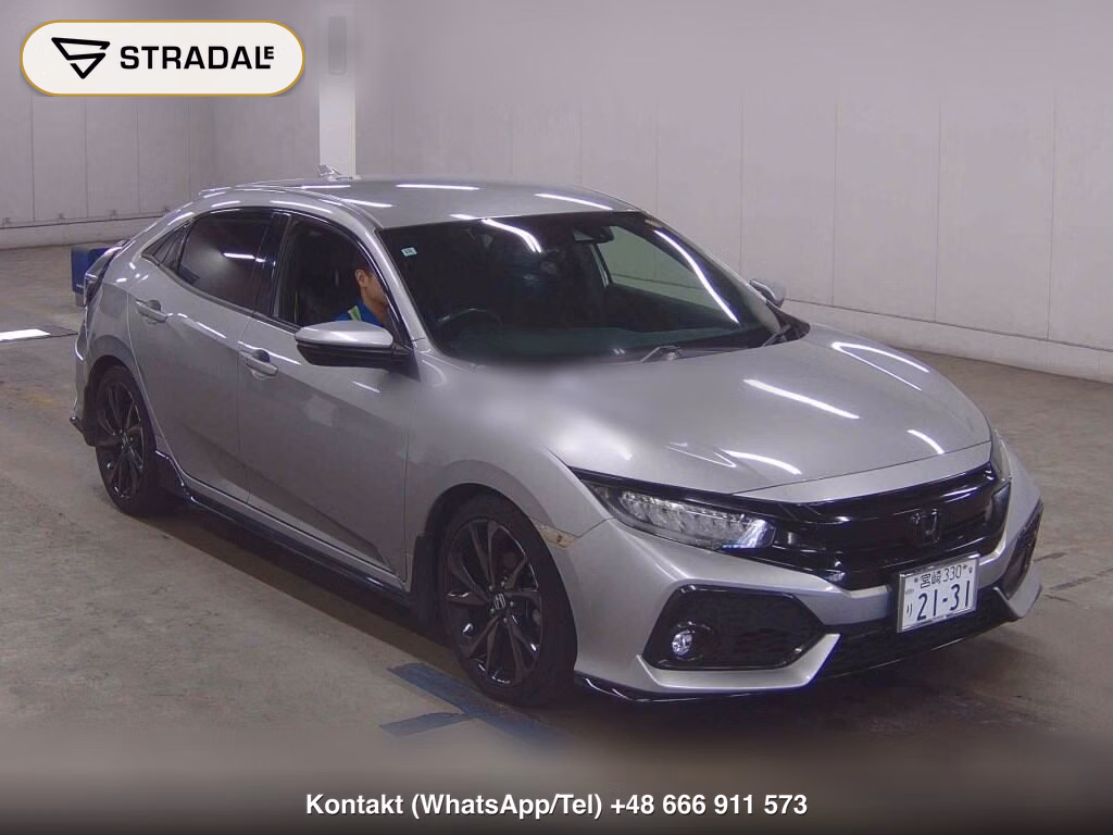 HONDA CIVIC 5D HATCHBACK HONDA SENSING 2018, aukcja z Japonii, zdjęcie 1