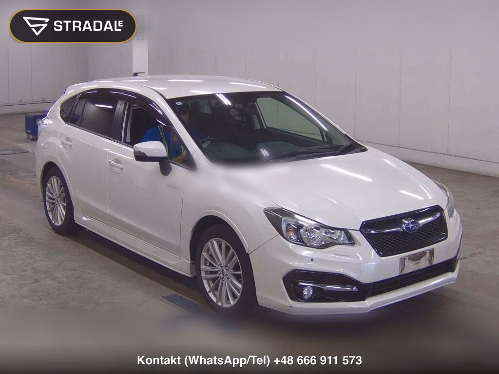 SUBARU IMPREZA SPORT HYBRID 4WD HYBRID 2.0I EYESIGHT 2016, aukcja z Japonii, zdjęcie 1