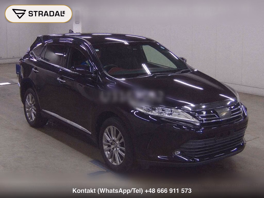 TOYOTA HARRIER PREMIUM 2017, aukcja z Japonii, zdjęcie 1