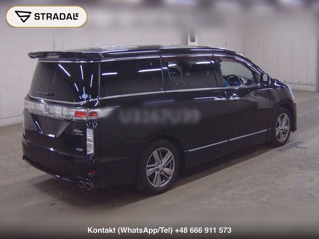 NISSAN ELGRAND 5D RIDER BLACK LEATHER SEAT MANUAL SEAT, miniaturka 6