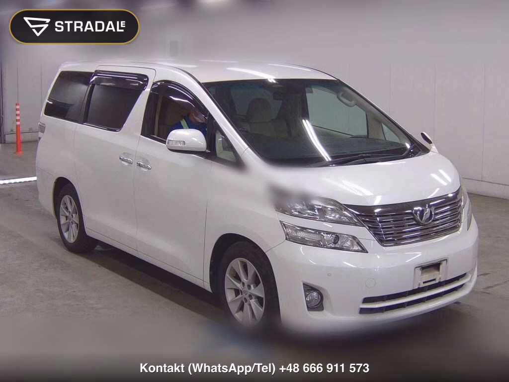 TOYOTA VELLFIRE 2.4V 2008, aukcja z Japonii, zdjęcie 1