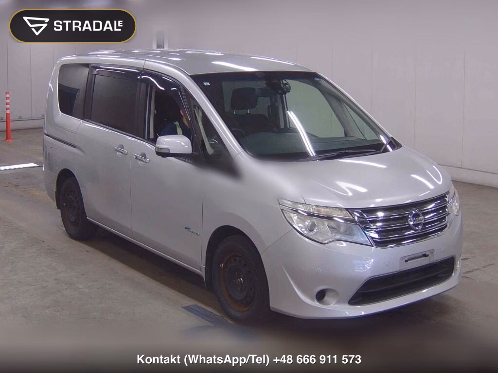 NISSAN SERENA 5D 20X V SELECTION + SAFETY S-HYBRID 2015, aukcja z Japonii, zdjęcie 1