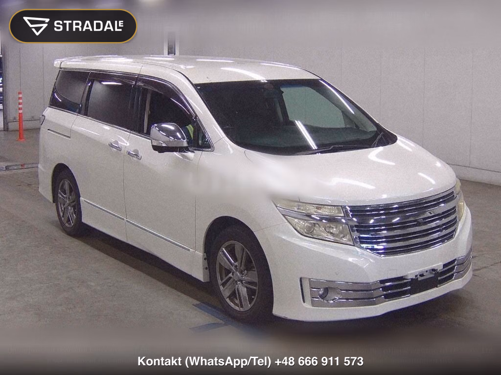 NISSAN ELGRAND 5D RIDER BLACK LEATHER SEAT MANUAL SEAT, miniaturka 2